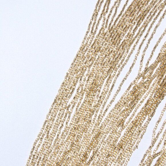 Vintage Style Luxury Beaded Evening Wrap - Tassel Cape Jacket - Picture 10 of 13